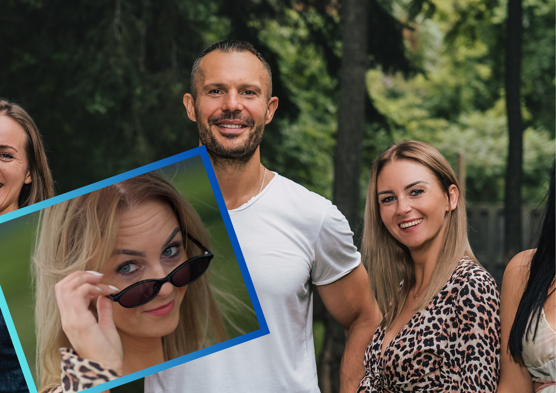 Na zdjęciu Maciek i Ania, przedszkolanka z Krapkowic, w programie „Żona dla Polaka” w Toronto – TVP1