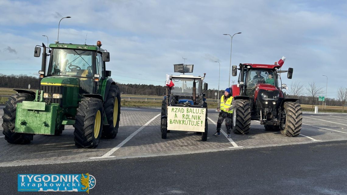 Protest rolników przeciwko umowie UE–Mercosur – konwój ciągników w województwie opolskim