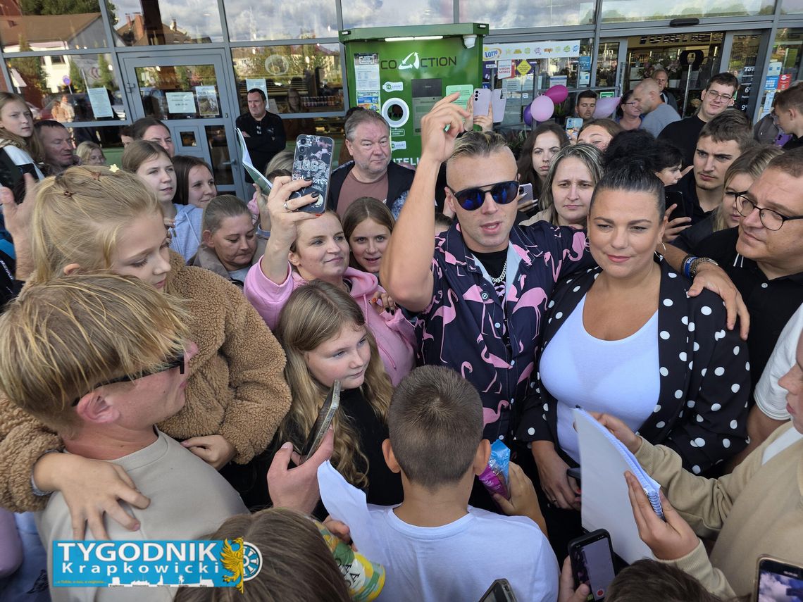 Skolim podczas spotkania z fanami w Tomi Markt w Gogolinie