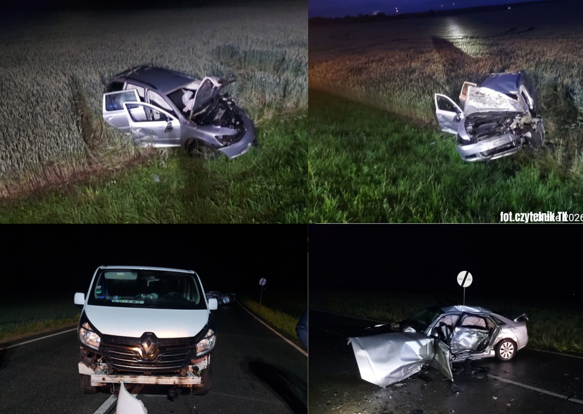 Służby ratunkowe pracują na miejscu tragicznego wypadku na drodze wojewódzkiej nr 423 między Malnią a Chorulą, gdzie zginęła jedna osoba, a dwie zostały ciężko ranne.