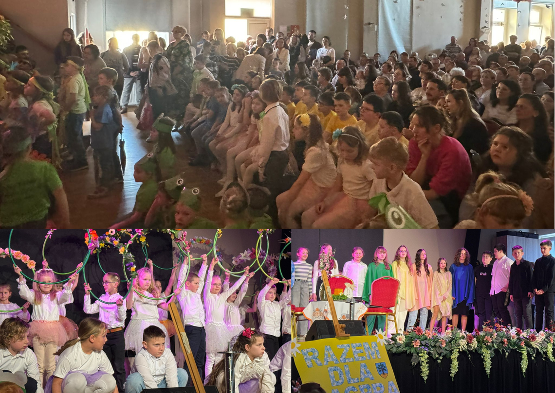 Stoisko z rękodziełem i wypiekami podczas Wielkanocnego Kiermaszu Charytatywnego w Strzeleczkach