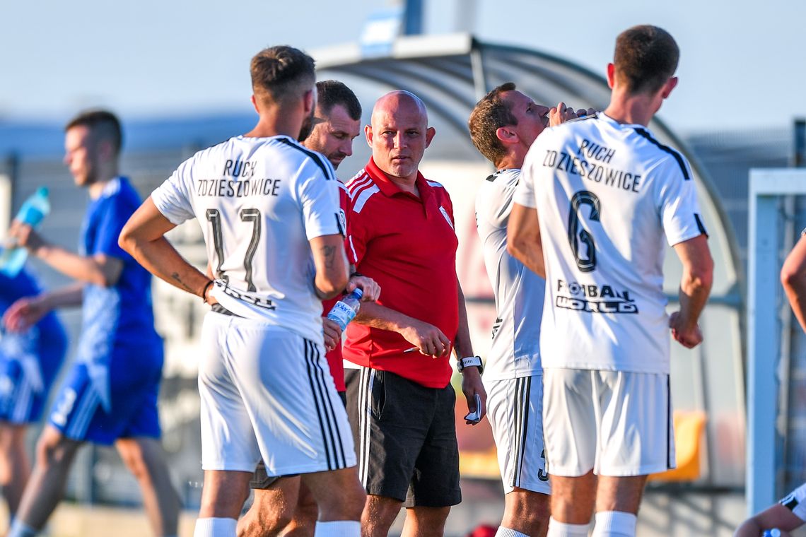 Piłkarze Ruchu Zdzieszowice podczas zimowych przygotowań do rundy wiosennej BS IV ligi