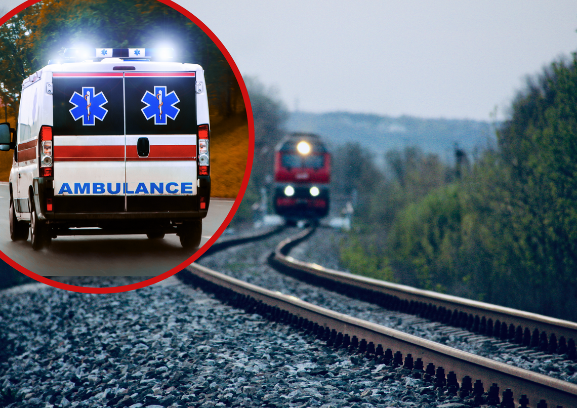 ZDZIESZOWICE: O włos od tragedii na torach - chciał iść "na skróty"