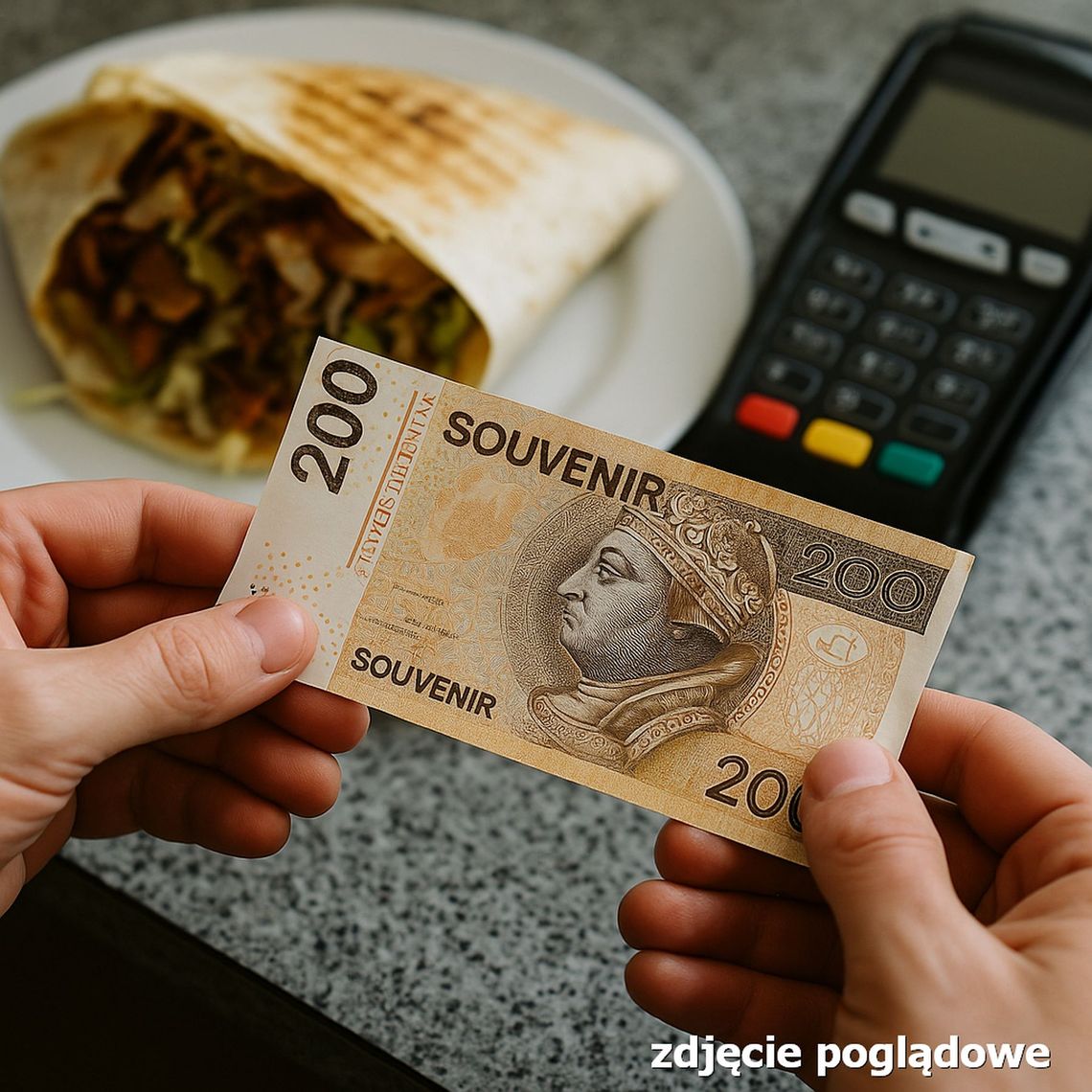 16-latek ze Zdzieszowic przez dwa dni płacił za kebaby… zabawkowymi banknotami.