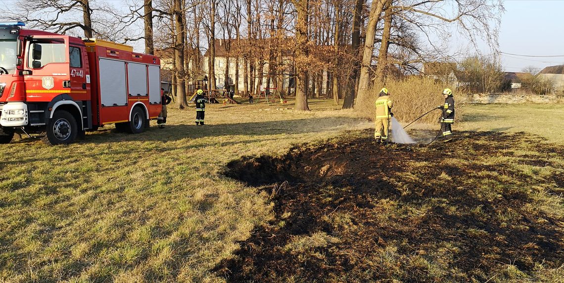 Znów paliło się w Gogolinie! W pobliżu ognia były domy